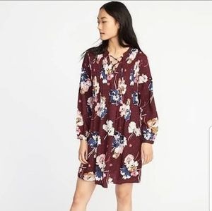 NWT Old Navy Floral Swing Dress, sz L